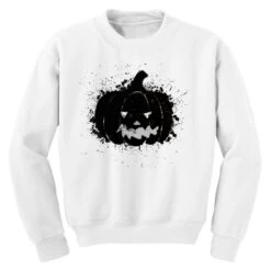 Vintage Halloween Pumpkin Terrible Horrify Hallowe Youth Sweatshirt -Kids Tshirts Zone pd.2527011784.52.25088467.s3.1 front white ffffff none x0y0 169 800x800 1