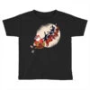 Santa Riding Reindeers Funny Christmas Xmas Matchi Toddler T-shirt