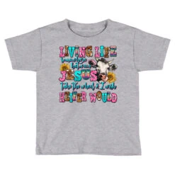 Living Life Somewhere Between Jesus Take The Wheel Toddler T-shirt