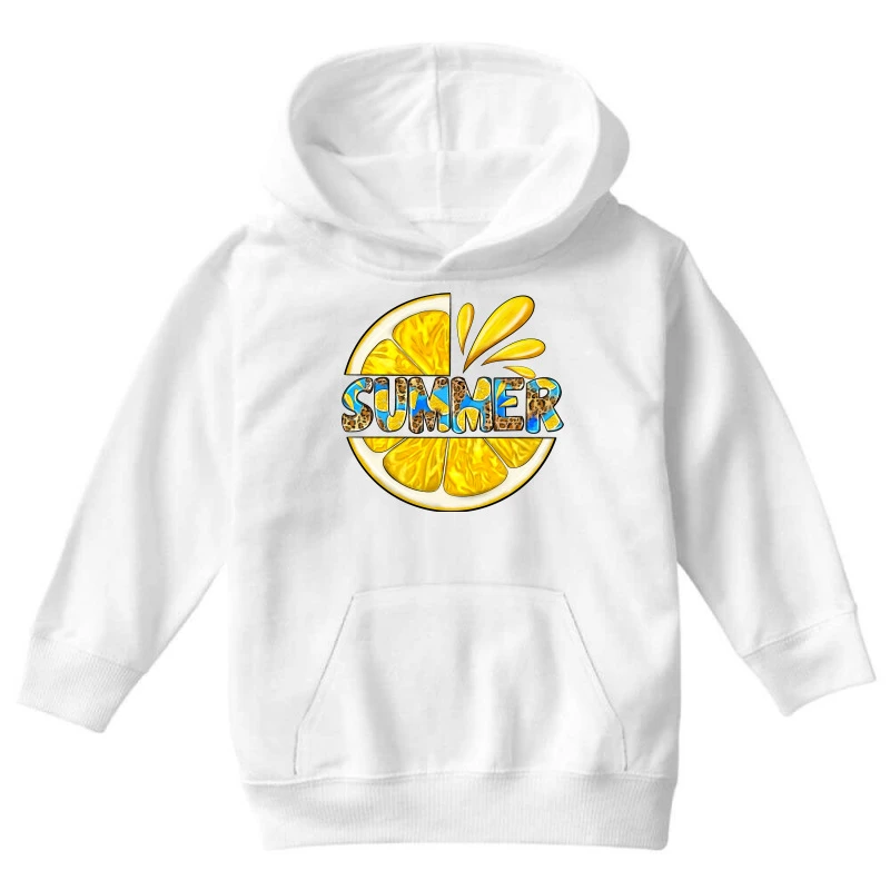 Summer Lemon Youth Hoodie 5 Summer Lemon Youth Hoodie - Image 3