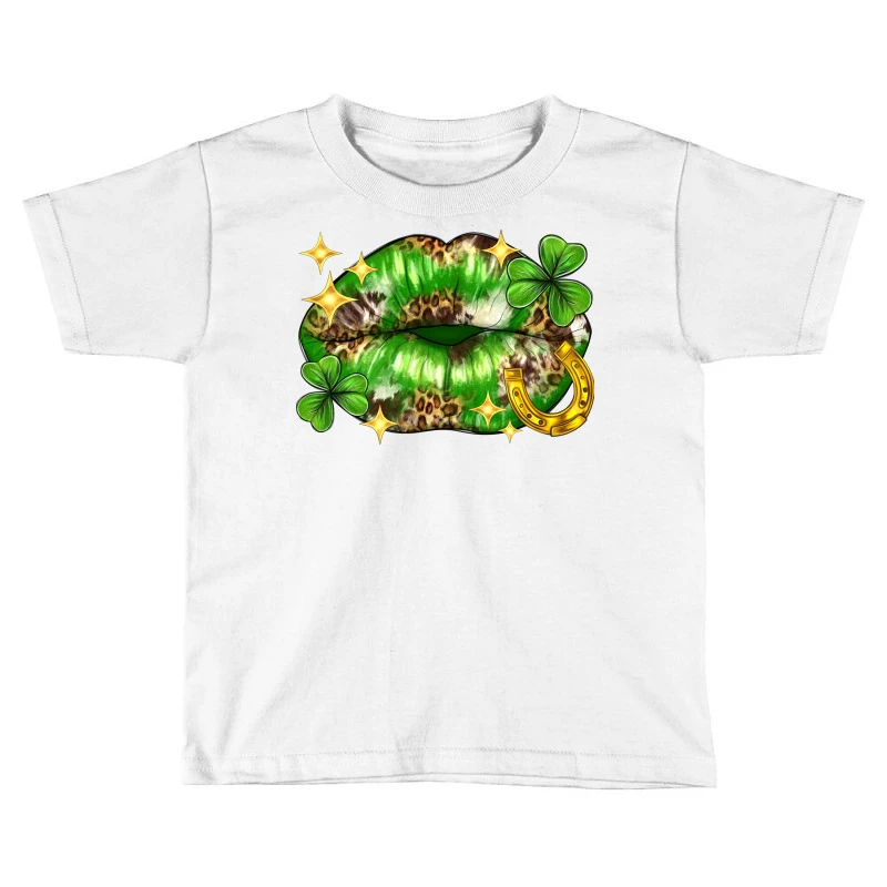St. Patrick's Day Lips Toddler T-shirt 3 St. Patrick's Day Lips Toddler T-shirt
