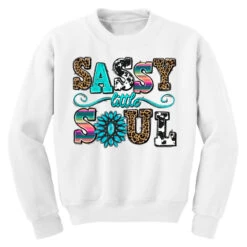 Sassy Little Soul Youth Sweatshirt -Kids Tshirts Zone pd.2527068989.52.25096825.s3.1 front white ffffff none x0y0 169 800x800 1