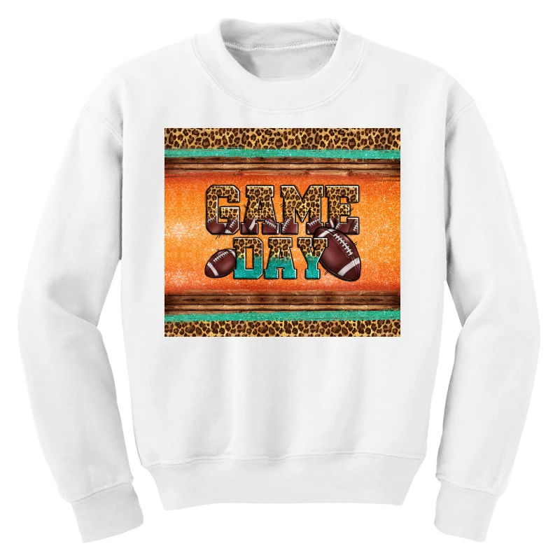 Western Game Day American Football Youth Sweatshirt 5 Western Game Day American Football Youth Sweatshirt - Image 3
