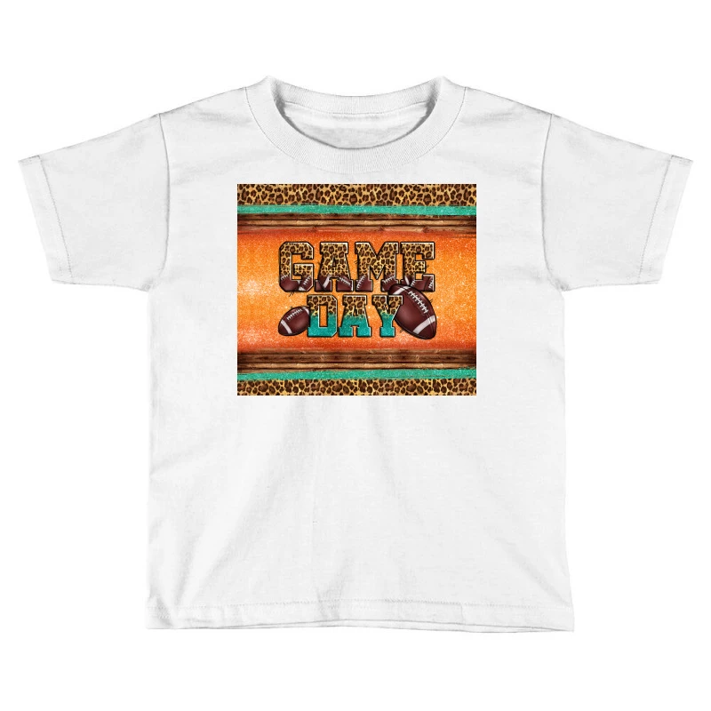 Western Game Day American Football Toddler T-shirt 3 Western Game Day American Football Toddler T-shirt