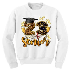 23 Senıor Wıth Champagne Youth Sweatshirt -Kids Tshirts Zone pd.2527092605.52.25096691.s3.1 front white ffffff none x0y0 169 800x800 1
