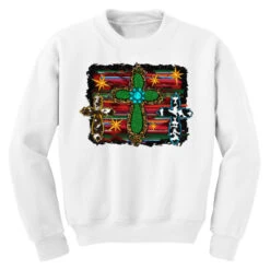 Western Cross Youth Sweatshirt -Kids Tshirts Zone pd.2527108608.52.25102464.s3.1 front white ffffff none x0y0 169 800x800 1