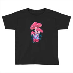 Mushroom And Crystals Toddler T-shirt