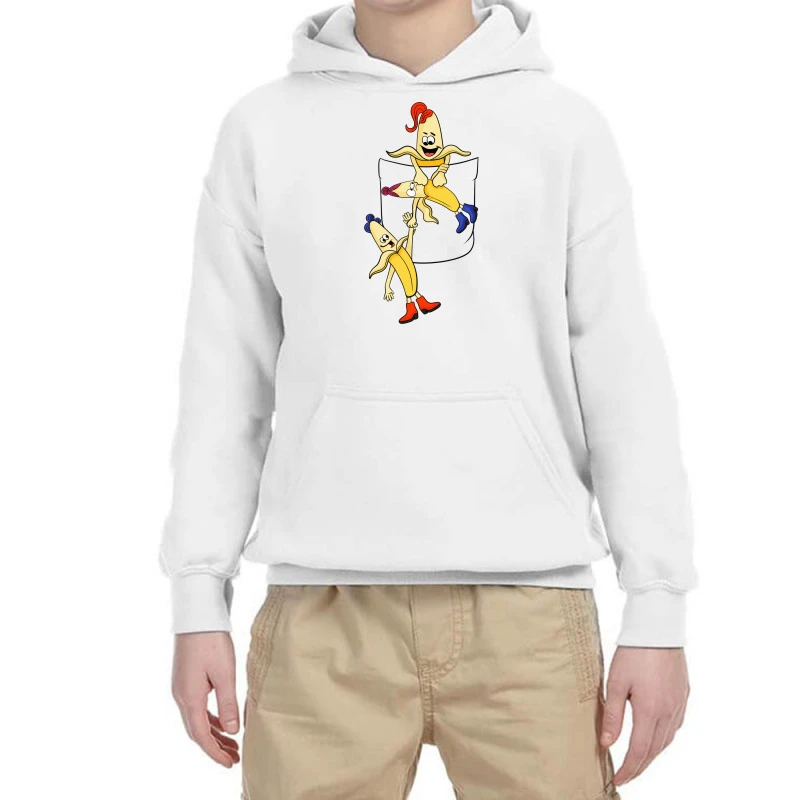 Banana On The Pocket Sublimation Youth Hoodie 3 Banana On The Pocket Sublimation Youth Hoodie