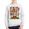 I'm The Sassy On The Elf Youth Sweatshirt -Kids Tshirts Zone pmd.2526261047.52.25057765.s3.1 front white2 ffffff none x5y0 159 800x800 1