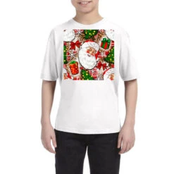 Christmas Santa Claus And Gift Box Youth Tee