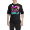 Eat Sleep Manicure Repeat Youth Tee -Kids Tshirts Zone pmd.2526359028.37.25086170.s3.1 front black2 ffffff none x0y0 129 800x800 1