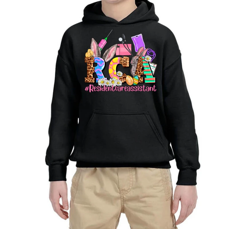 Easter Rca Resident Care Assistant Youth Hoodie 3 Easter Rca Resident Care Assistant Youth Hoodie