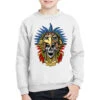 Aztec Skull Eagle Warrior Mask Youth Sweatshirt -Kids Tshirts Zone pmd.2526621224.52.25071418.s3.1 front white2 ffffff none x4y0 161 800x800 1