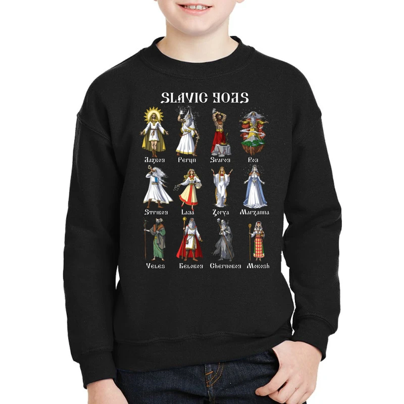 Pagan Slavic Gods Youth Sweatshirt 3 Pagan Slavic Gods Youth Sweatshirt