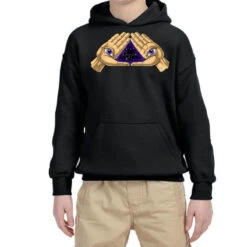 Psychedelic Dmt Molecule Youth Hoodie