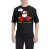 Santa Yoga Meditation Youth Tee -Kids Tshirts Zone pmd.2526658623.37.25087681.s3.1 front black2 ffffff none x0y0 129 800x800 1