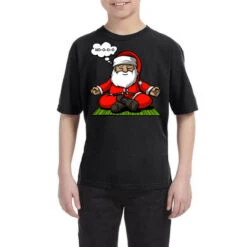 Santa Yoga Meditation Youth Tee
