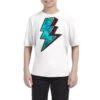 Turquoise Leopard Lightning Bolt Youth Tee -Kids Tshirts Zone pmd.2526727541.37.25095339.s3.1 front white2 ffffff none x14.5y0 100 800x800 1