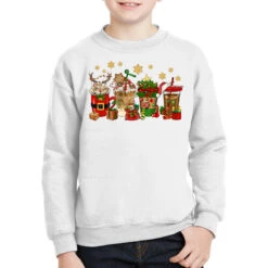 Christmas Coffee Drink Youth Sweatshirt