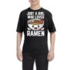 Girl Who Loves Ramen Youth Tee -Kids Tshirts Zone pmd.2526809749.37.25097337.s3.1 front black2 ffffff none x8.5y0.5 112 800x800 1