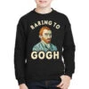 Raring To Gogh Youth Sweatshirt -Kids Tshirts Zone pmd.2526860953.52.25080594.s3.1 front black2 ffffff none x6.5y0 156 800x800 1