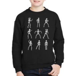 Skeleton Dancing Youth Sweatshirt