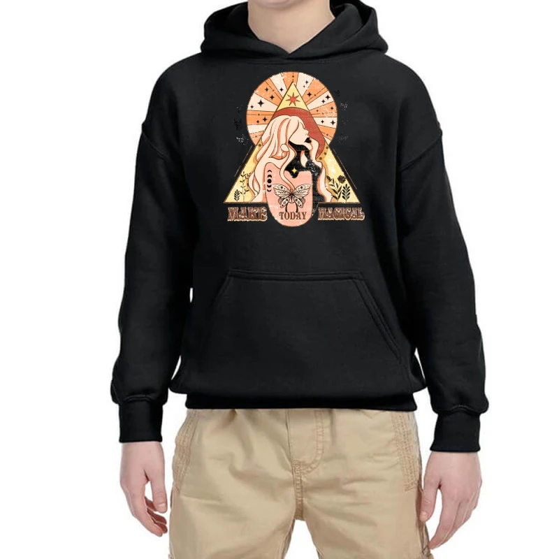 Make Today Magical Sublimation Youth Hoodie 3 Make Today Magical Sublimation Youth Hoodie