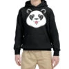 Panda Love Youth Hoodie -Kids Tshirts Zone pmd.2526930055.53.25080528.s3.1 front black2 ffffff none x3y0 107 800x800 1