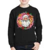 Merry Christmas Peace Santa Youth Sweatshirt -Kids Tshirts Zone pmd.2527034461.52.25097068.s3.1 front black2 ffffff none x0y0 169 800x800 1