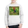 Western Macaw Parrot Youth Sweatshirt -Kids Tshirts Zone pmd.2527065138.52.25097533.s3.1 front white2 ffffff none x0y0 169 800x800 1