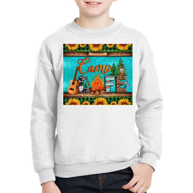 Western Camp Life Youth Sweatshirt 3 Western Camp Life Youth Sweatshirt